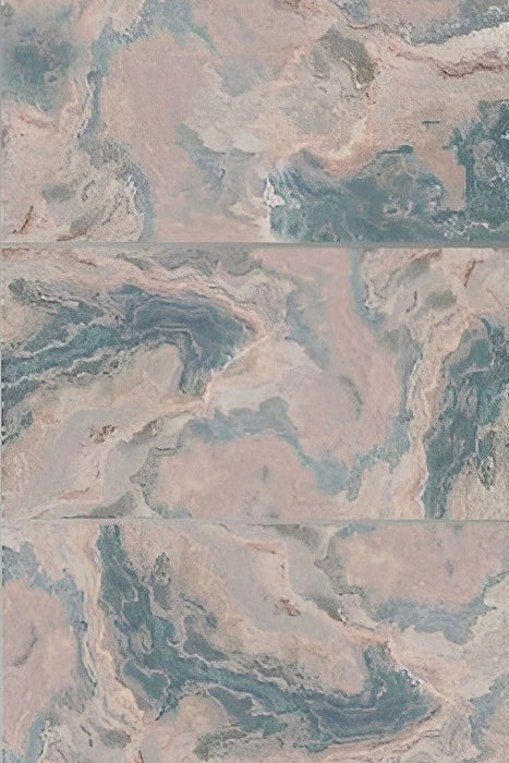 Waterfall Opulent Elegance Pink Blue Grey Luxurious Tile