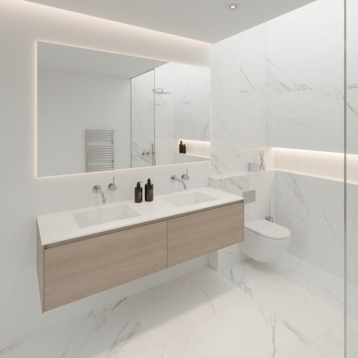 Cloudy White Premium Bathroom Suite