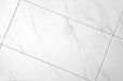 Carrara White Matt tile in White with grey veining – 600 × 1200 mm