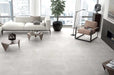 Claire Gris Matt porcelain floor tile interior – 750 × 750 mm