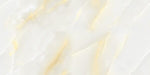 Onyx Gold Polished tile in White, cream and gold – 600 × 1200 mm