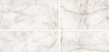 Aquarius Onyx Grey gloss porcelain tile pattern variations – 600 × 1200 mm