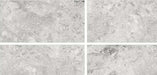 Breccia Grey gloss porcelain tile pattern variations – 600 × 1200 mm