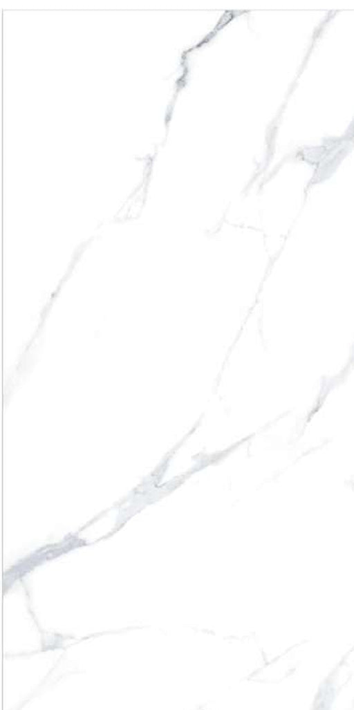 Calacatta Snow full gloss porcelain tile – 600 × 1200 mm