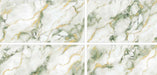 Doritos Green gloss porcelain tile pattern variations – 600 × 1200 mm