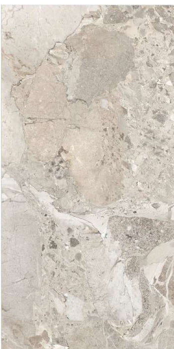 Emperador Natural full gloss porcelain tile – 600 × 1200 mm