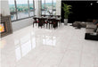 Ferry Onyx Red gloss porcelain tile installed roomset