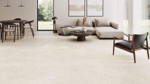 Northon Almond Matt tile in Warm almond – 600 × 1200 mm