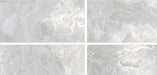 Ocean Azzurro gloss porcelain tile pattern variations – 600 × 1200 mm