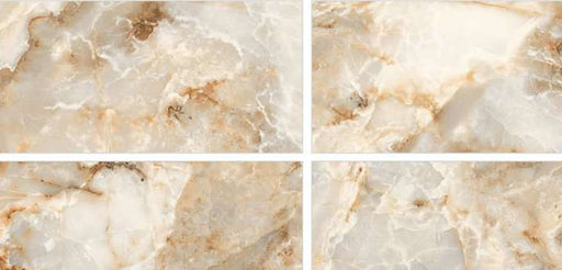 Onyx Brown gloss porcelain tile pattern variations – 600 × 1200 mm