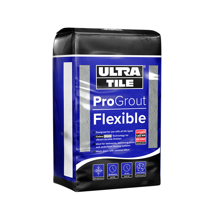 UltraTile ProGrout Flexible Wall & Floor Grout 3kg